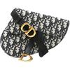 Christian Dior Pre-Owned - Marsupio Oblique Saddle 2020 - Donna - tela/pelle - Taglia unica - Blu