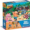 Clementoni Guys-180 Pezzi Bambini 7 Anni, Puzzle Personaggi Stumble Guys Videogioco, Gaming, Made In Italy, 29322, Multicolore