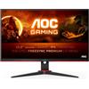 AOC G2 24G2ZE/BK LED display 60,5 cm (23.8") 1920 x 1080 Pixel Full HD Nero, Rosso