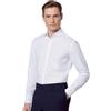 Hackett London Hackett Spina di Pesce pescata Camicia, Bianco (Bianco), L Uomo
