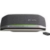 POLY Plantronics Poly - Vivavoce Portatile SYNC 20+ con Porta USB-C, con chiavetta Bluetooth BT600C e Pulsante Microsoft Team
