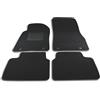 Bottari Italy Bottari 39075 Set Tappeti Auto su Misura in Moquette, Nero, 4 Pezzi