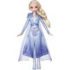 Disney Frozen Hasbro Elsa Fashion Bambola con Capelli Lunghi E Abito Blu, Ispirata al Film Frozen 2, Multicolore, E6709ES0