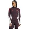 Adidas Felpa Da Allenamento Con Mezza Zip Per Donna Fc Bayern Munich 24/25 Tiro