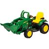 Peg Perego John Deere Ground Loader - Trattore Elettrico Cavalcabile per Bambini 3+ Anni con Batteria Ricaricabile 12V, Radio FM e Benna Funzionante