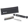 Granite Rocknroll TQ Torque Ratchet kit attrezzi per bicicletta, kit multitool per bicicletta con 10 inserti e asta di prolunga, Kit chiave dinamometrica per bicicletta da montagna (Nero)