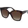 Gucci GG0459S 002 | Occhiali da Sole Graduati o Non Graduati | Prova Online | Plastica | Cat Eye | Marrone, Havana | Adrialenti