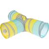 TIAKI Tunnel gioco per gatti TIAKI a forma di T - Ø 25 x L 120 cm