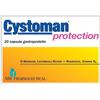 ABI PHARMACEUTICAL Srl Cystoman Protection 20 Capsule Gastroprotette - Integratore alimentare per le vie urinarie