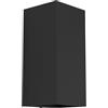 EGLO Luce a LED per esterni Eremitana, lampada a muro con illuminazione sopra e sotto, in metallo nero, lampada esterna con lampadine GU10, IP55