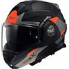 LS2 Casco FF901 ADVANT X OBLIVION 06 Nero Arancione Opaco LS2 M