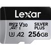 Lexar 256GB Microsdxc SILVER PLUS A2 V30