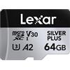 Lexar 64GB Microsdxc SILVER PLUS A2 V30