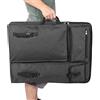 Fyearfly Grande borsa da disegno impermeabile multifunzione 4K borsa da trasporto con tracolla e fibbia per viaggi all'aperto(Nero)