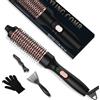UKLISS Thermal Brush 32mm, Spazzola Termica per Capelli 3 in 1, UKLISS Spazzola Riscaldata per Capelli, Spazzola Calda per Capelli 200℃, Spazzola Termica Rotonda, Spazzola Arricciacapelli Doppia Tensione
