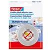 tesa Nastro biadesivo tesa OPP trasparente in polipropilene e adesivo hot melt 12 mm x 10 m - 64621-00000-07 (Conf.3)