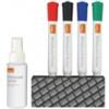 Nobo Kit scrittura + pulizia lavagne Nobo bianche cancellabili 1903798
