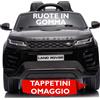 Mondial Toys Auto Elettrica Macchina per Bambini 12V Range Rover Evoque con Ruote in Gomma e