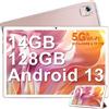 Tablet 10 Pollici Android 13 Tablet Con Octa-Core 2.0 Ghz, 14GB + 128 GB (TF 1TB