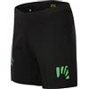 KARPOS 2500937-002 LAVAREDO Over Short Pantaloncini Uomo Black/Green Fluo Taglia L