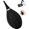 Kiorafoto Black Air Blower Dust Cleaner Soffiatore per lenti con cordino