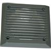 MASTERLINE Coppia griglie quadrate materiale plastica di colore grigio ideali per altoparlanti di diametro 130 mm. Disponibili anche di colore nero.