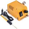 Loohacp Mini saldatore a 10 marce, per schede LED SMD, temperatura regolabile 50 - 450 ℃, mini saldatore portatile e manico saldatore