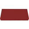 SuperKissen24. Materasso Cuscino per Bancale Divano Pallet 80x40 cm Seduta Impermeabile e Comodo per Divanetti da Esterno - Rosso Scuro