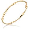 CARISSIMA Gold - Bracciale rigido da donna in oro giallo 18 kt, Oro giallo