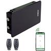 ARREGUI KAMO CI20NRC Serratura di Sicurezza Invisibile per Porta con Controllo Smartphone | Antifurto | Serratura Elettronica per Porta con Bluetooth | Catenaccio Interno | Nero