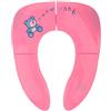 Unbekannt 2016 portatile pieghevole per bambini WC vasino sedia Pad cuscino Baby training Toilet - fucsia