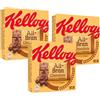 CAIYA 3X All Bran Chocolate Barrette di Cereali Ricche di Fibre con Gocce di Cioccolato 240g [3 Confezioni]