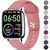 Vancle 20MM Watch Cinturino per Garmin Venu Sq Music/Venu Sq 2 Music/Venu Sq 2 /Venu Sq/Venu 2 /Venu 2 Plus,Silicone Cinturino per Uomo Donna