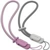 SURPHY Cordino per Cellulare,2 Pezzi Regolabili Universale Cordino,Laccio da Polso in Nylon Resistente e Antifurto,Compatibile con Ventilatori Portatili/Chiavi/Portafogli,24cm(Lilla Viola & Grigio)