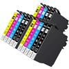 Tinnee T0715XL Cartucce Compatibile con Epson T0711 T0712 T0713 T0714 per Epson Stylus SX100 SX110 SX200 SX210 SX215 SX218 SX400 SX405 SX410 SX510w DX4000 DX4400 DX7400 DX8400 DX9400F BX300F BX610FW