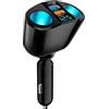 BYGD Sdoppiatore Accendisigari, 2 Prese Accendisigari QC 3.0 USB Power Splitter 12V/24V 120W