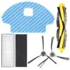 DingGreat Kit di Ricambio per ECOVACS Robotics DEEBOT OZMO 930 /ECOVACS DEEBOT DG36 Robot Aspirapolvere - 1 Spazzola Principale, 2 spazzole Laterali, 1 Filtro, 1 Panno di Pulizia
