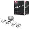 Paulmann sistema di cavi per faretti, set estensibile, 94133, Mac II, massimo 5 pezzi da 10 W l'uno, cromato, opaco, lampada da soffitto, senza lampadina