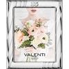 Valenti Argenti Cornice portafoto di Valenti. Cornice portafoto in Argento Laminato e Retro in Legno. Ideale per Nozze d'Argento. Le Dimensioni Sono 20x25 cm. La referenza è 51077 6l