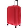 Mandarina Duck Logoduck + Trolley L Exp P10SZV33, Luggage Suitcase Unisex - Adulto, Cayenne, 49x75x31/34(LxHxW)