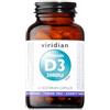 NATUR Viridian Vitamin D3 2000iu 60c