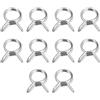 sourcing map Fascette stringitubo a molla a doppio filo, 20 pezzi in acciaio inox 304, diametro interno 8 mm, adatto per tubi da 8,8 mm-9,5 mm OD tubo carburante tubo in silicone clip a molla