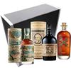 VINADDICT Selezione Diplomatico Familia Rum Box, Don Papa Baroko, Bumbu. Scatola di lusso, 700 millilitri