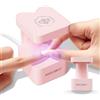 modelones Mini lampada UV per unghie rosa, smalto UV lampada per unghie, 2 modalità timer, lampada per unghie, lampada UV per unghie, per principianti, lampada USB per viaggi