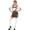 Fun Shack Costume Oktoberfest Donna, Vestito Bavarese Donna, Costume Carnevale Halloween Donna Taglia S