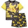 Pokémon Pigiama Pokemon per ragazzi, pigiama corto Pikachu, dai 6 ai 13 anni, prodotto ufficiale Pokemon per bambini, Giallo, 6-7 Years