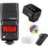 Godox TT350F 2.4G HSS W/X3-F trigger 1/8000 s TTL GN36 Tempo di riciclo Circa 0,1-2,2 Sincronizzazione ad alta velocità 1/8000 s Speedlite flash wireless per fotocamere Fuji, con diffusore di filtri