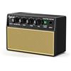 POGOLAB Mini Amplificatore Chitarra 5W, Amplificatore Chitarra Elettrica Portatile Bluetooth con 2 Canali, Amplificatore per Basso Ricaricabile per Esercizi, Mini Amplificatore Esercizi