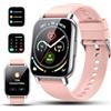 Poounur Smartwatch Uomo Donna con Effettua o Risposta Chiamate, 1.85 Orologio Smartwatch Contapassi/Sonno/Cardiofrequenzimetro, 100+ Modalità Sportivo Smart Watch, IP68 Orologio Fitness per Android iOS