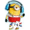 Trefl Legno: Minions, Eccentrici Minions-50 Pezzi, Incastro Wooden, Forme Irregolari, 10 Personaggi, Puzzle Moderno per Bambini dai 5 Anni, Multicolore, 20239